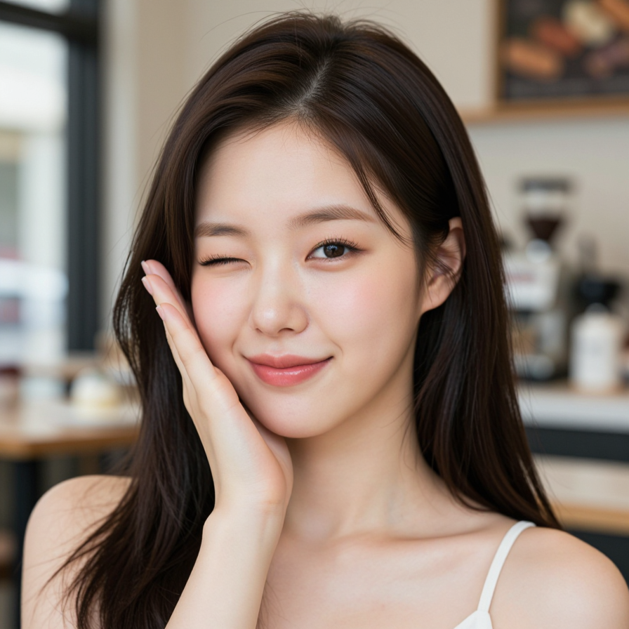 너무 달아서 찡긋