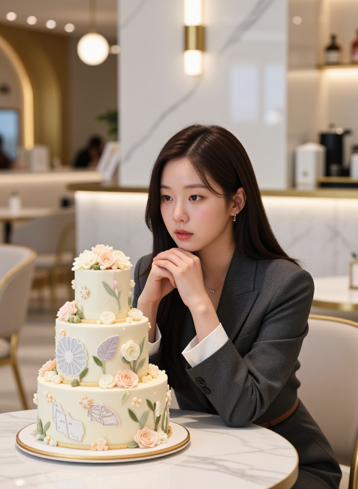 카페에서의 휴식